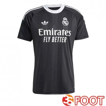Maillot De Foot Real Madrid Gardien De but Noir 2025/2026