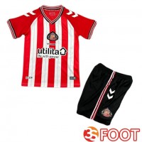Maillot De Foot Sunderland AFC Enfant Domicile Rouge Blanc 2025/2026