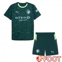 Maillot De Foot Manchester City Enfant Quatrieme Vert 2025/2026