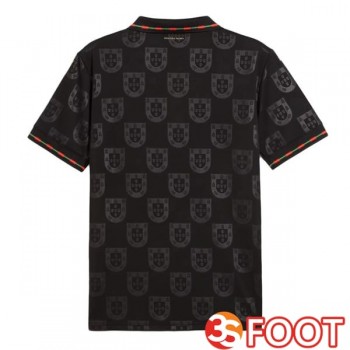 Maillot Foot Equipe De Portugal EUSÉBIO Édition Spéciale Noir 2025/2026
