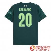 Maillot De Foot Manchester City (Bernardo Silva 20) Quatrieme Vert 2025/2026 Maillot De Foot Manchester City (Bernardo Silva 20) Quatrieme Vert 2025/2026