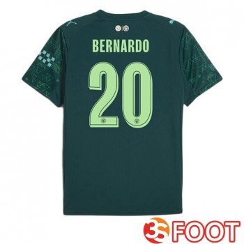 Maillot De Foot Manchester City (Bernardo Silva 20) Quatrieme Vert 2025/2026