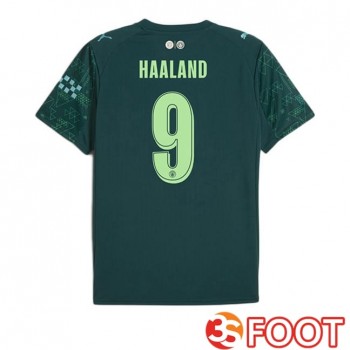 Maillot De Foot Manchester City (Erling Haaland 9) Quatrieme Vert 2025/2026