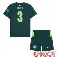 Maillot De Foot Manchester City (Ruben Dias 3) Enfant Quatrieme Vert 2025/2026