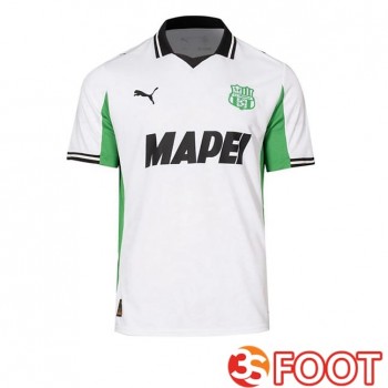 Maillot De Foot US Sassuolo Exterieur Blanc 2025/2026