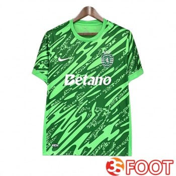 Maillot De Foot Sporting SCP Gardien De But Vert 2025/2026