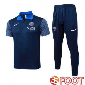 Ensemble Polo Paris PSG + Pantalon Bleu Royal 2025/2026