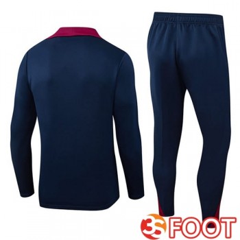 Ensemble Survetement De Foot - Veste FC Barcelone Bleu Royal 2025/2026
