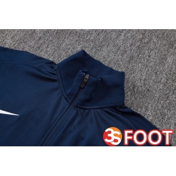 Ensemble Survetement De Foot - Veste Paris PSG Bleu Royal 2025/2026