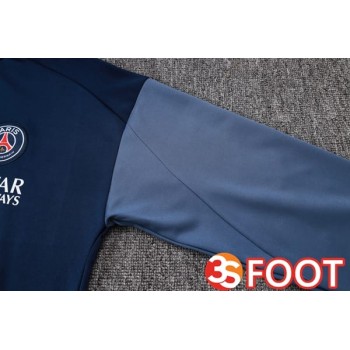 Ensemble Survetement De Foot - Veste Paris PSG Bleu Royal 2025/2026