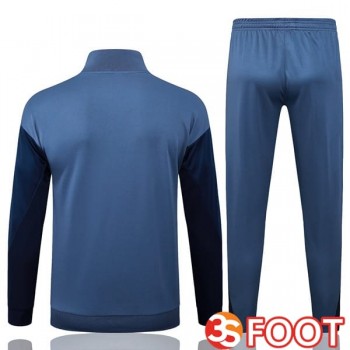 Ensemble Survetement De Foot - Veste Paris PSG Bleu Royal 2025/2026