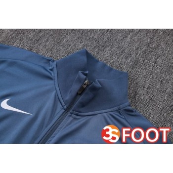 Ensemble Survetement De Foot - Veste Paris PSG Bleu Royal 2025/2026