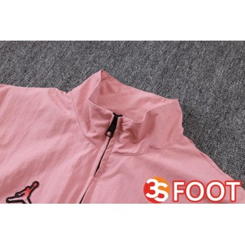 Ensemble Survetement De Foot - Veste Jordan Paris PSG Rose 2025/2026