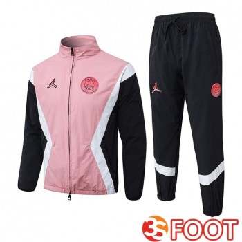 Ensemble Survetement De Foot - Veste Jordan Paris PSG Rose 2025/2026