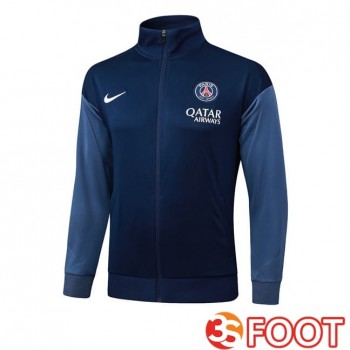 Veste Foot Paris PSG Bleu Royal 2025/2026