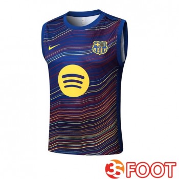 Gilet Foot FC Barcelone Pourpre Bleu Royal 2025/2026