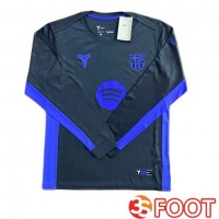 Maillot De Foot FC Barcelone Kobe Bryant Édition Spéciale Manche longue Noir 2025/2026