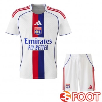 Ensemble Maillot Foot Lyon OL Domicile + Shorts 2025/2026