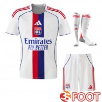 Ensemble Maillot Foot Lyon OL Domicile (Shorts + Chaussettes) 2025/2026