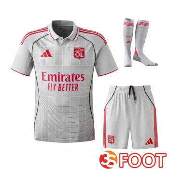 Ensemble Maillot Foot Lyon OL Third (Shorts + Chaussettes) 2025/2026