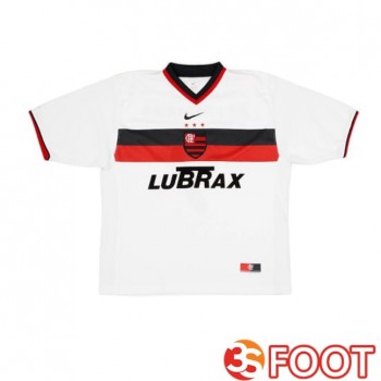 Maillot De Foot Flamengo Retro Exterieur Blanc 2001