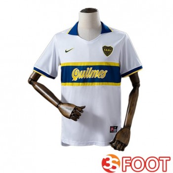 Maillot De Foot Boca Juniors Retro Exterieur Blanc 1997-1998