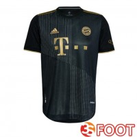Maillot De Foot Bayern Munich Retro Exterieur Noir 2021-2022
