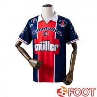 Maillot De Foot Paris PSG Retro Exterieur Bleu Royal 1991-1992