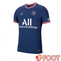 Maillot De Foot Paris PSG Retro Domicile Bleu Royal 2021-2022