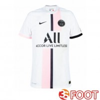Maillot De Foot Paris PSG Retro Exterieur Blanc 2021-2022