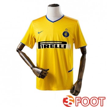 Maillot De Foot Inter Milan Retro Third Jaune 2002-2003