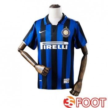 Maillot De Foot Inter Milan Retro Domicile Bleu 2007-2008