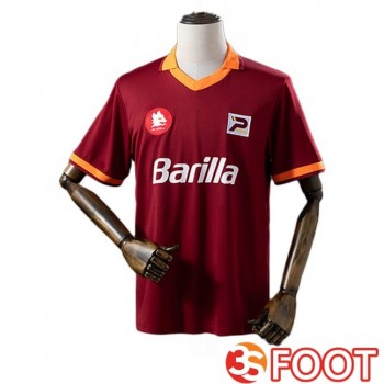 Maillot De Foot AS Roma Retro Domicile Rouge 1982-1983