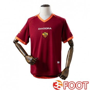 Maillot De Foot AS Roma Retro Domicile Rouge 2006-2007