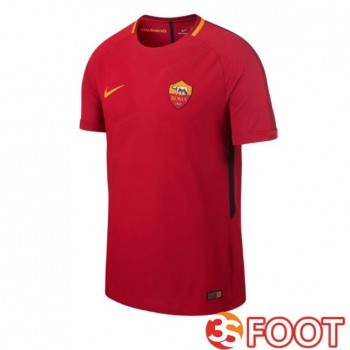 Maillot De Foot AS Roma Retro Domicile Rouge 2017-2018