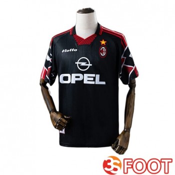 Maillot De Foot AC Milan Retro Quatrieme Noir 1997-1998