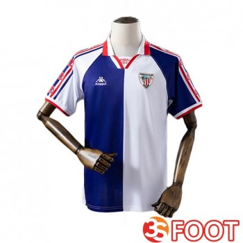 Maillot De Foot Athletic Club Retro Exterieur Bleu Blanc 1995-1997