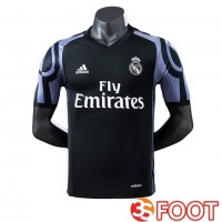 Maillot De Foot Real Madrid Retro Third Noir 2016-2017