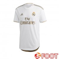 Maillot De Foot Real Madrid Retro Domicile Blanc 2019-2020