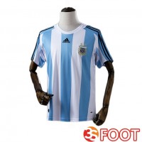 Maillot De Foot Argentine Retro Domicile Bleu Blanc 2008