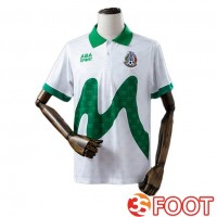 Maillot De Foot Mexique Retro Exterieur Blanc Vert 1995