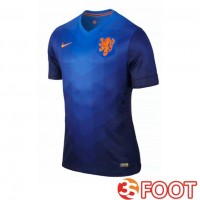 Maillot De Foot Pays-Bas Retro Exterieur Bleu 2014