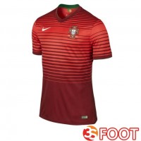 Maillot De Foot Portugal Retro Domicile Rouge 2014