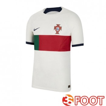 Maillot De Foot Portugal Retro Exterieur Blanc 2022