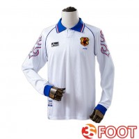 Maillot De Foot Japon Retro Exterieur Manche Longue Blanc 1998