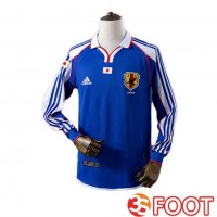Maillot De Foot Japon Retro Domicile Manche Longue Bleu 2000
