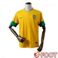 Maillot De Foot Bresil Retro Domicile Jaune 2012