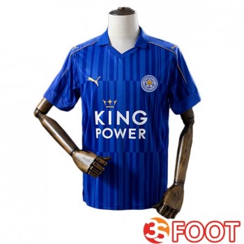 Maillot De Foot Leicester City Retro Domicile Bleu 2016-2017