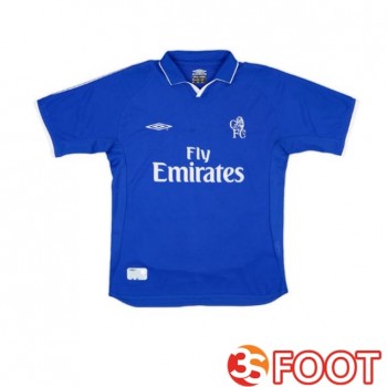 Maillot De Foot FC Chelsea Retro Domicile Bleu 2001-2003