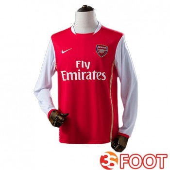 Maillot De Foot Arsenal Retro Domicile Manche Longue Rouge 2006-2007